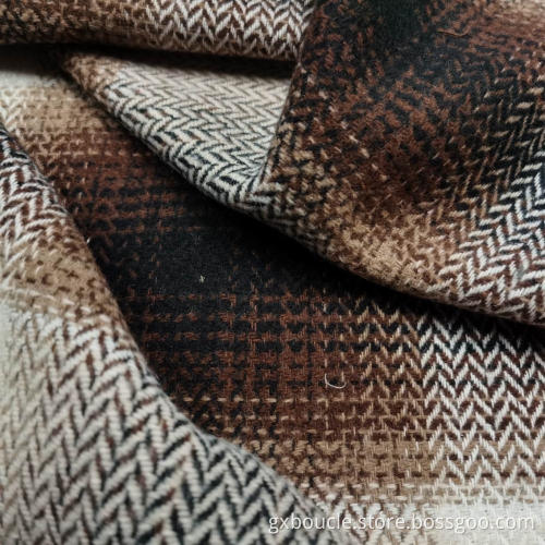 Boucle mode pläd design Tyg